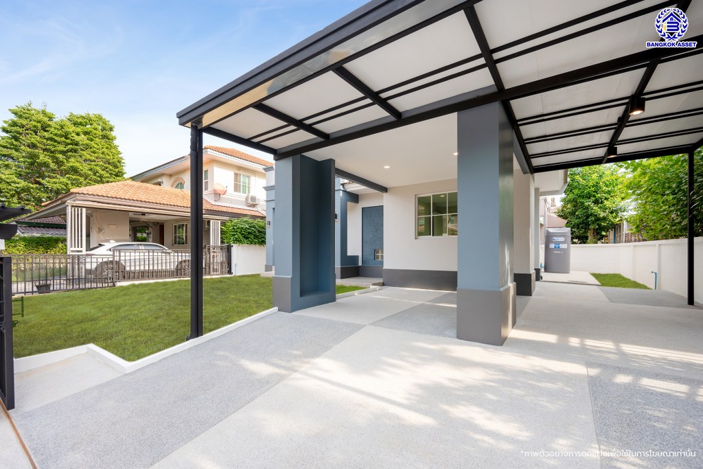 บ้านมือสองตกแต่งใหม่ โครงการ ชัยพฤกษ์ บางบัวทอง เนื้อที่ 71.20 ตร.ว. พื้นที่ใช้สอย 224.86 ตร.ม. ฟังก์ชัน 4 ห้องนอน 3 ห้องน้ำ จอดรถได้ 2 คัน พร้อม Facilities โครงการครบครัน ทำเลติดถนนบางกรวย-ไทรน้อย เชื่อมต่อถนนกาญจนาภิเษก ใกล้เซ็นทรัลเวสต์เกต และรถไฟฟ้าสายสีม่วง "สถานีคลองบางไผ่"